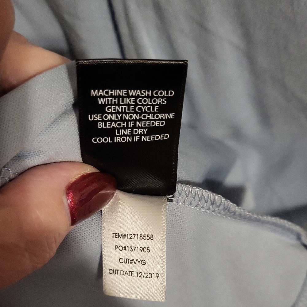 Torrid Light Blue Button-Down Blouse - image 11